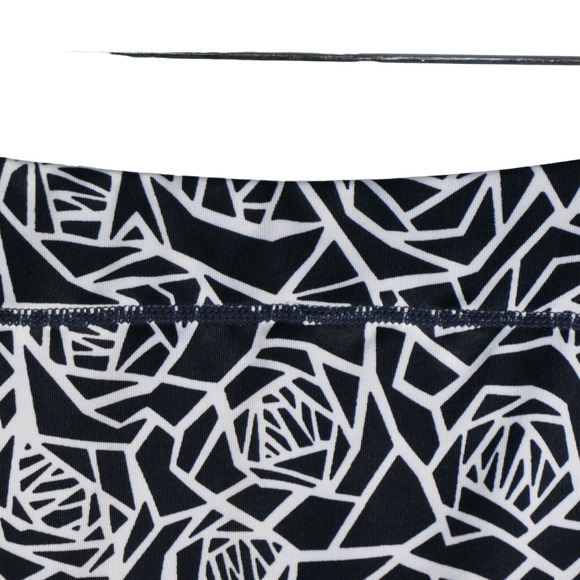 Stretchy Artsy Mini Skort Womens Size XXL Skirt Shorts Zippered Pocket Geometric - Picture 6 of 9